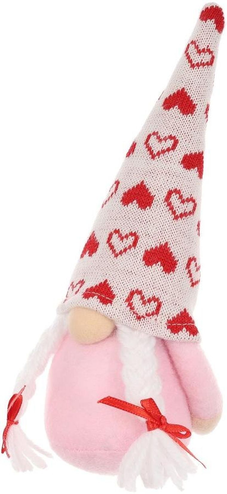 Saska Garden, skrzat, dekoracja walentynkowa, girl, różowa, 20 cm