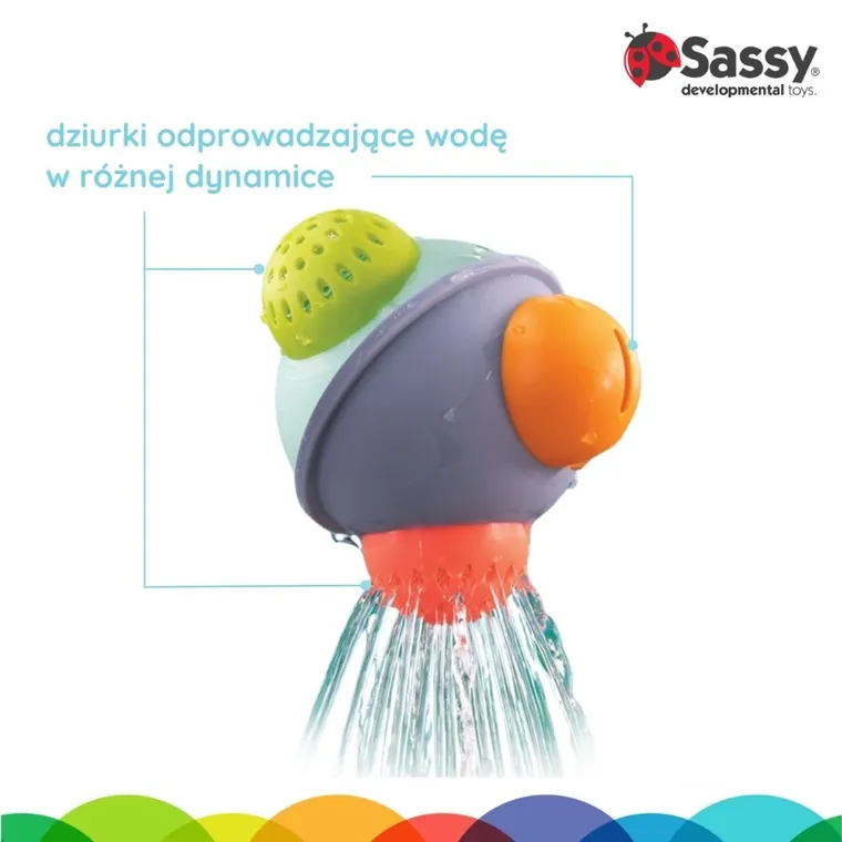 Sassy, Deszczowa piłka, zabawka do kąpieli