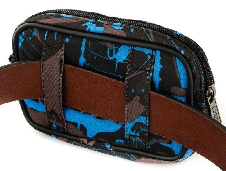 Saszetka do ręki, czarna, Loren