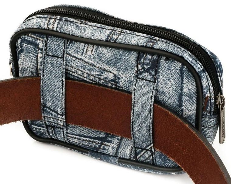 Saszetka do ręki, niebieska, Loren