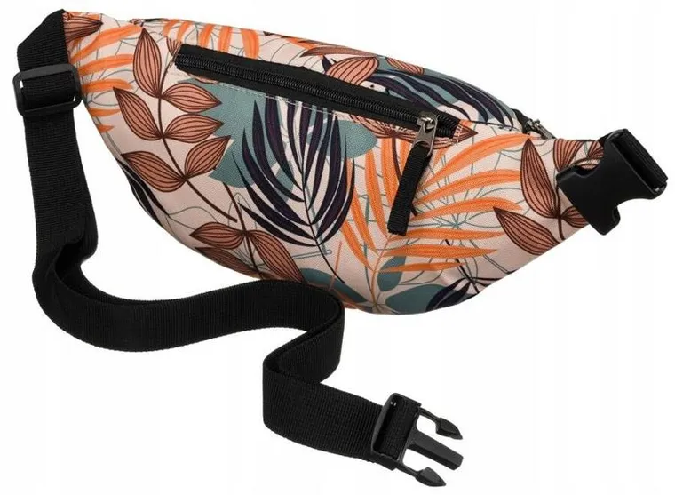 Saszetka na biodro, nerka, beżowa, Rovicky