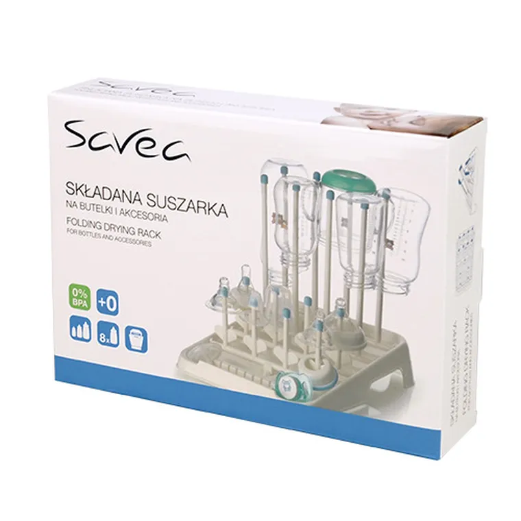 Savea, suszarka na butelki i akcesoria