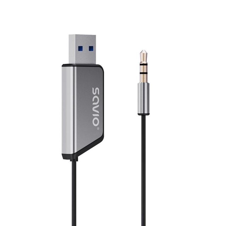 Savio, transmiter, AUX, USB, BLUETOOTH 5.3, funkcja zestawu głośnomówiącego, TR-16