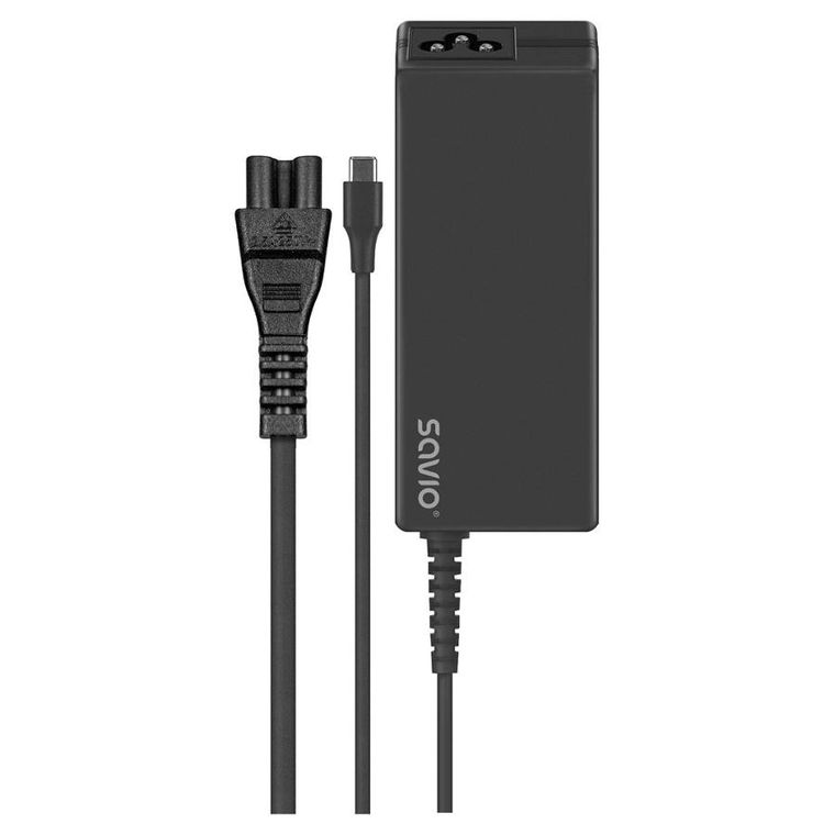 Savio, zasilacz sieciowy, USB-C, 65W, ZA-01