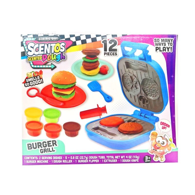Scentos, Burgerowy grill, zestaw z pachnącą ciastoliną