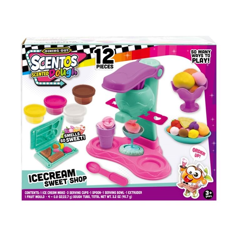 Scentos, Maszynka do lodów, zestaw z pachnącą ciastoliną