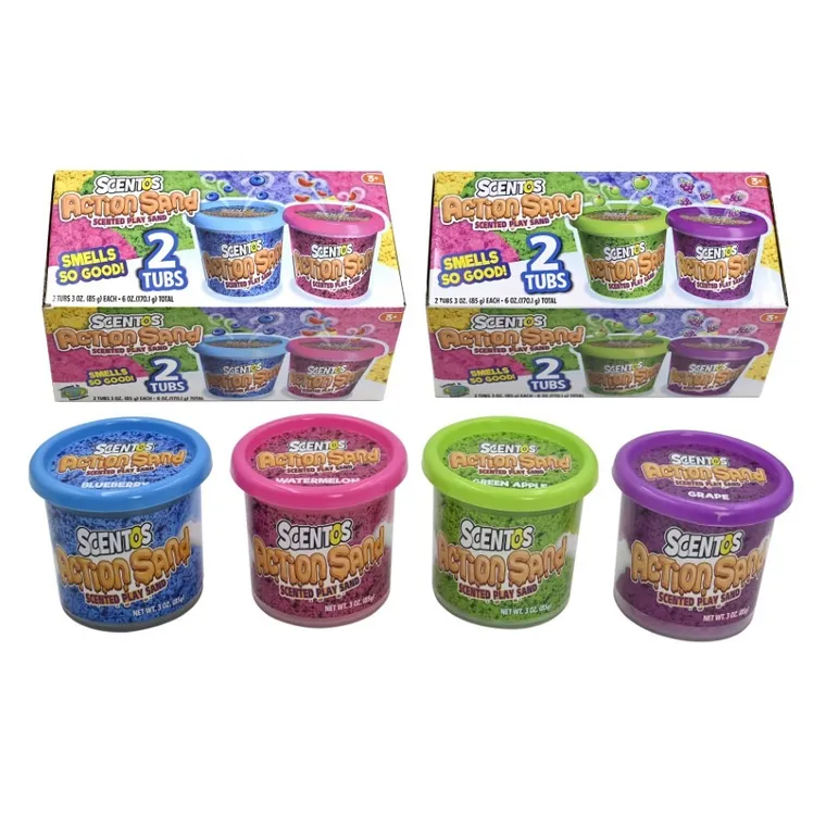 Scentos, pachnący piasek kinetyczny, 2 kolory
