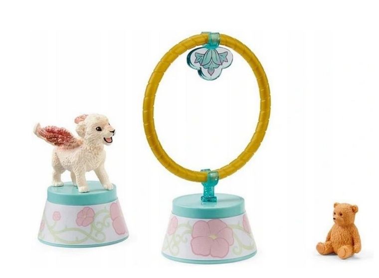 Schleich, Bayala, Trening skrzydlatych lwiątek, zestaw, 42524
