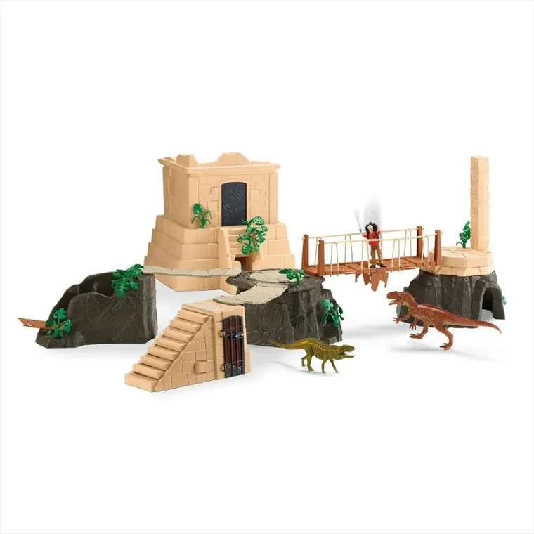 Schleich, Dinosaurs, Wyprawa do Świątyni Dinozaurów, zestaw, 42656