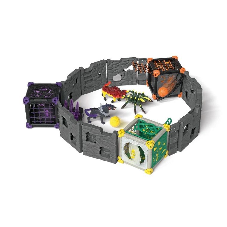 Schleich, Eldrador Creatures, Battle Cave Arena: Lawa kontra Cień, zestaw, 42673