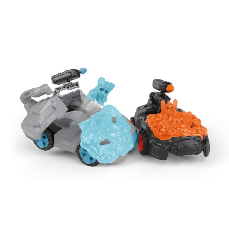 Schleich, Eldrador Creatures, Lodowy Pojazd Pancerny z Ministworkiem, zestaw, 42669