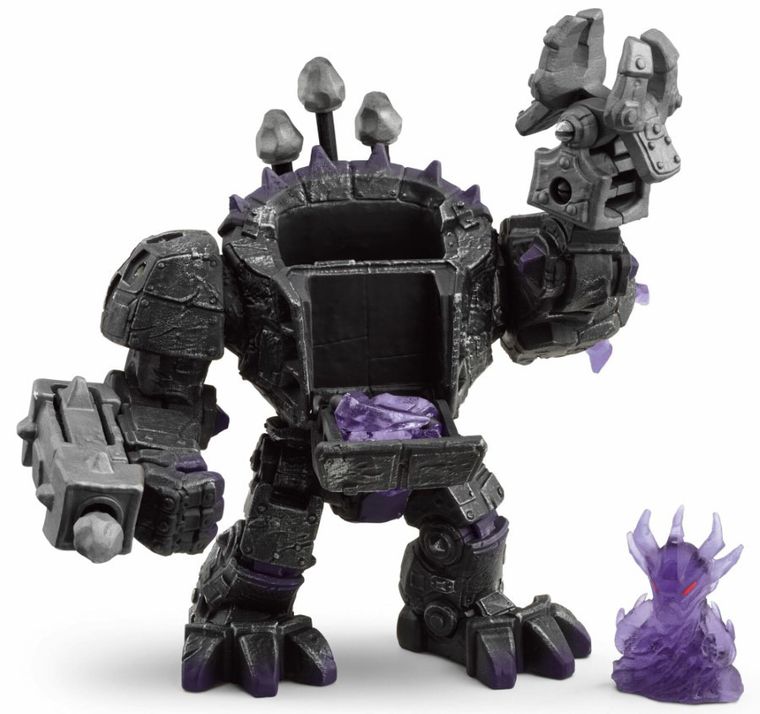 Schleich, Eldrador Creatures, Robot Cienia z Mini Stworkiem z Eldradoru, zestaw, 42557