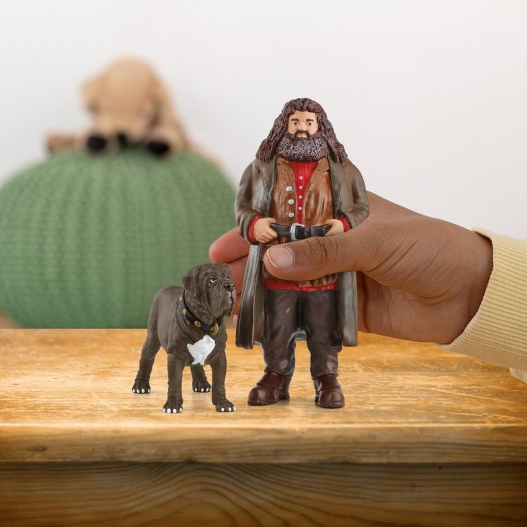 Schleich, Harry Potter, Hagrid i Kieł, zestaw, 42638