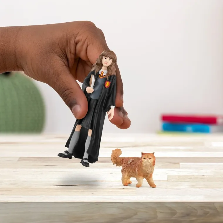 Schleich, Harry Potter, Hermiona Granger i Krzywołap, zestaw, 42635