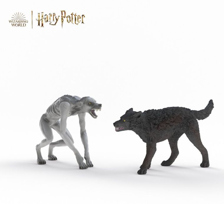 Schleich, Harry Potter, Wilkołak kontra Animag, zestaw figurek, 14906