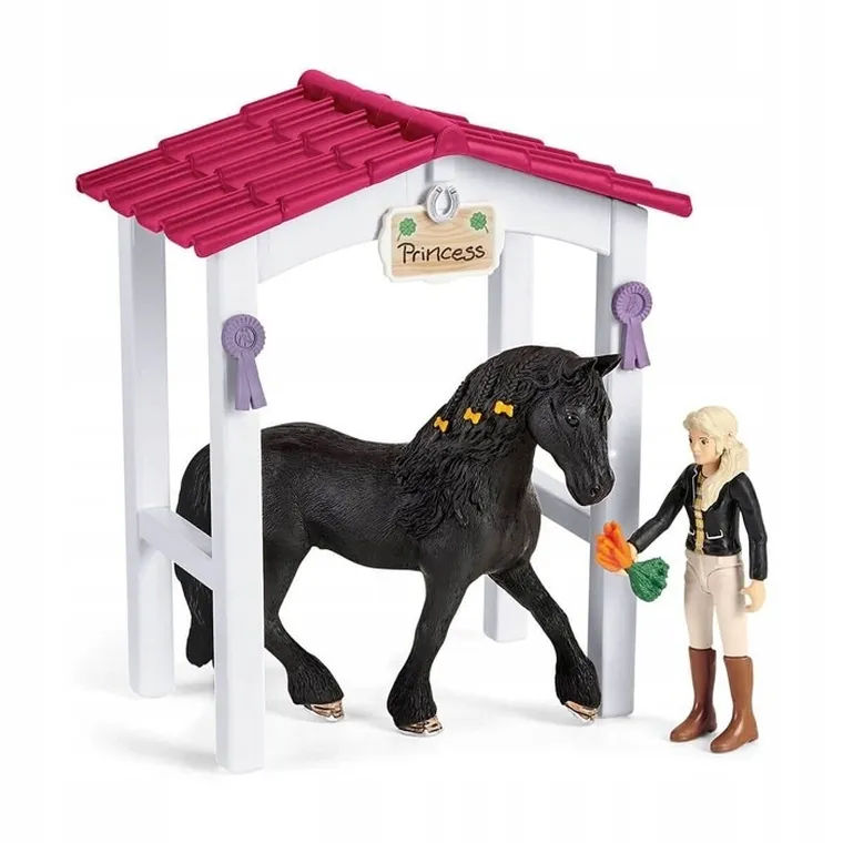 Schleich, Horse Club, Boks dla koni Tori & Princess, zestaw, 42437