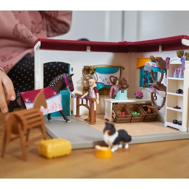 Schleich, Horse Club, Sklep z artykułami dla koni, zestaw, 42568