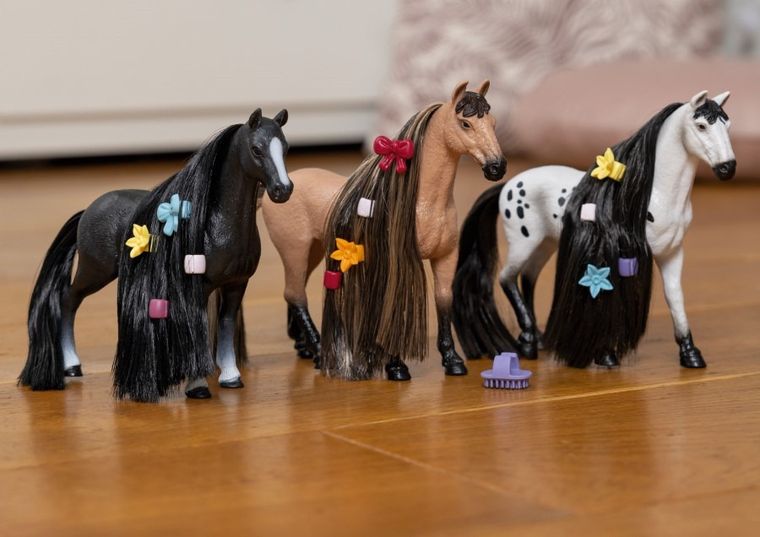 Schleich, Horse Club, Sofia's Beauties, Klacz rasy Quarter Horse, zestaw, 42620