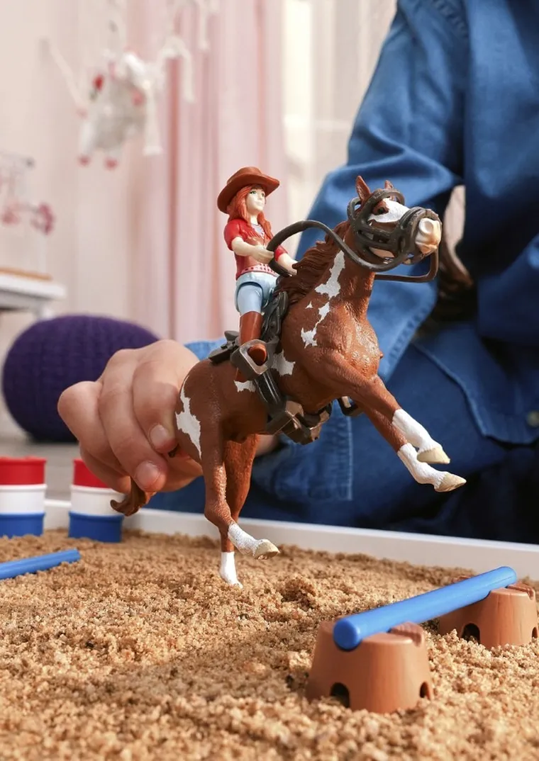 Schleich, Horse Club, Westernowa przygoda Hannah, zestaw, 42775