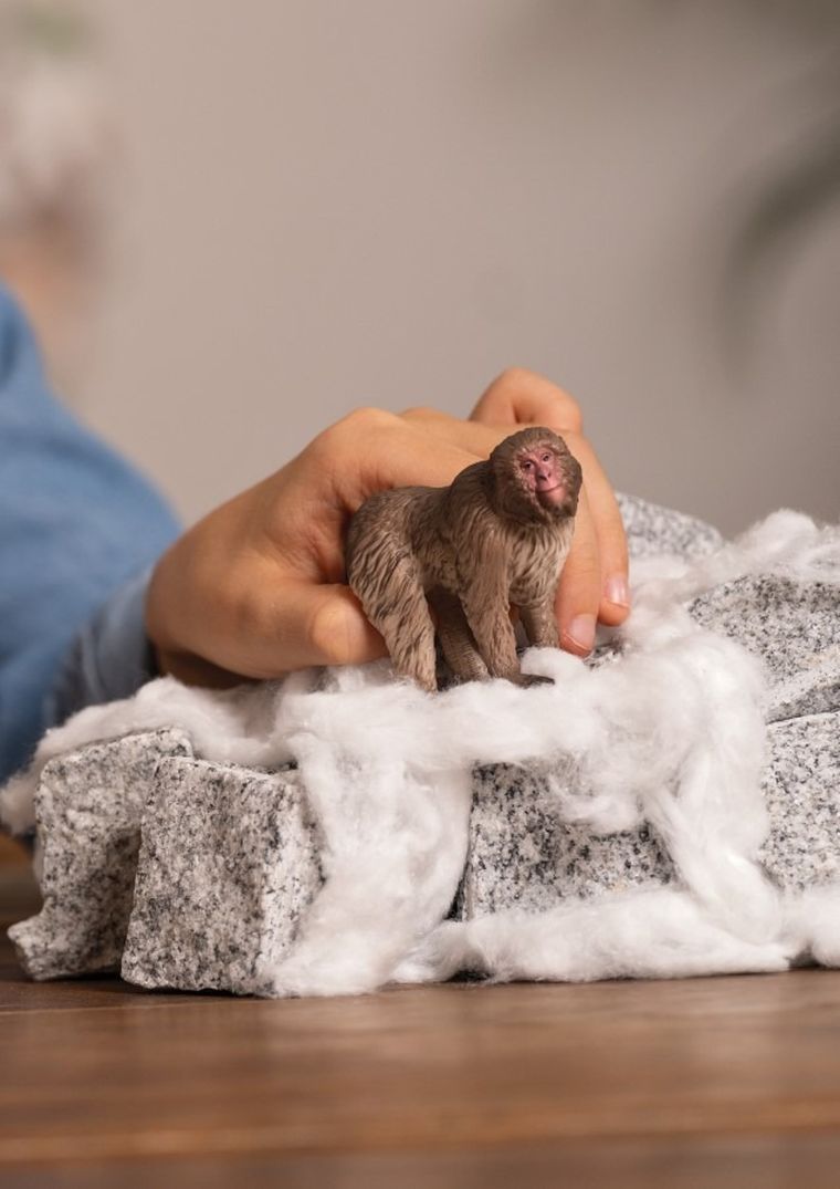 Schleich, Wild Life, Makak japoński, figurka, 14871