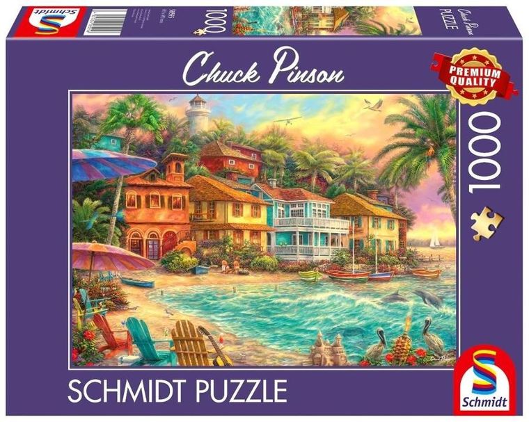Schmidt, Chuck Pinson, Życie na wyspie, puzzle, 1000 elementów