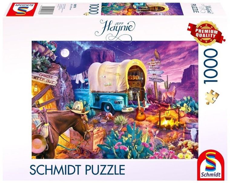 Schmidt, Jeff Haynie, Biwak na Dzikim Zachodzie, puzzle, 1000 elementów