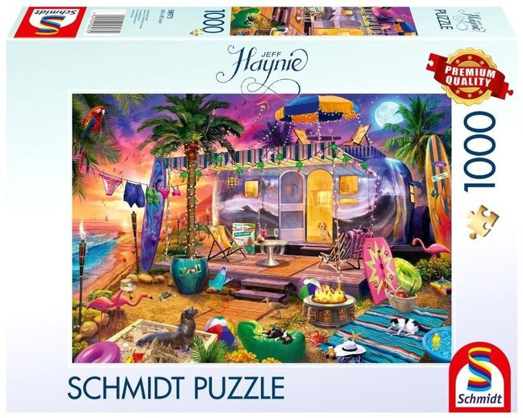 Schmidt, Jeff Haynie, Mobilny domek na plaży, puzzle, 1000 elementów