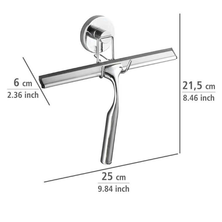 Ściągaczka wody, Vacuum-Loc, stal nierdzewna
