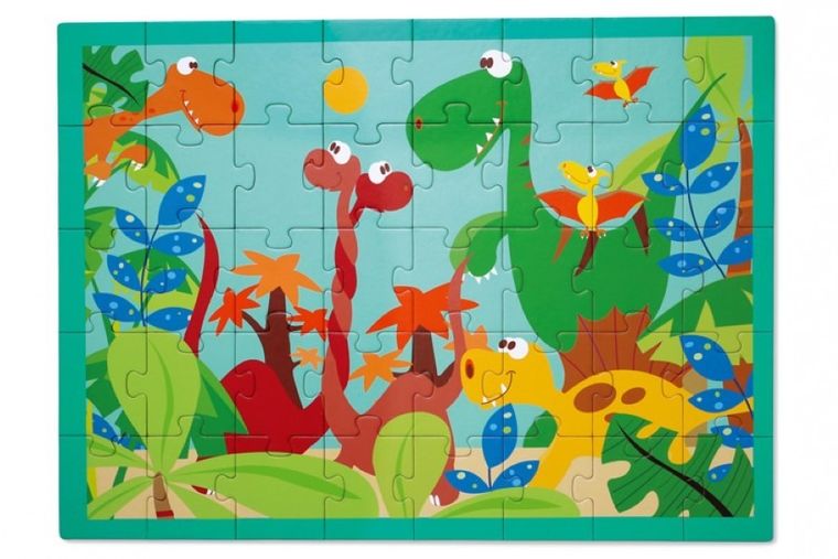 Scratch, Dino, puzzle, 40 elementów