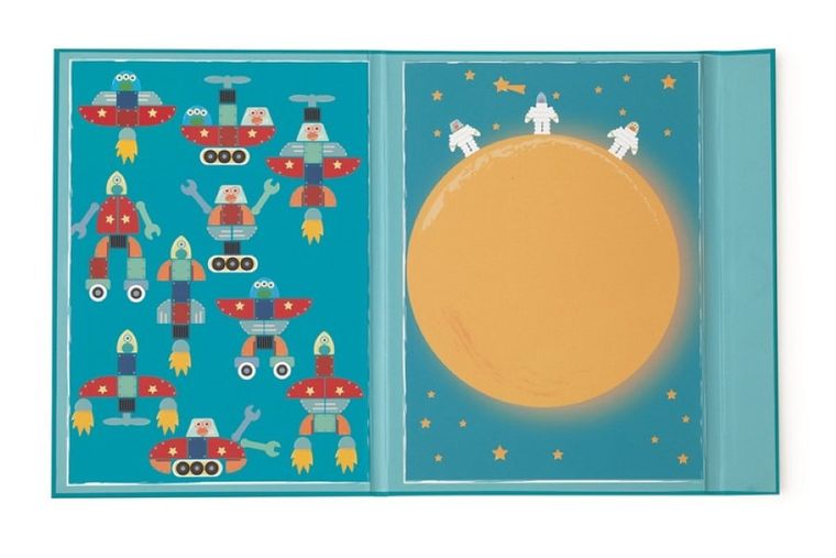 Scratch, Kosmos, magnetyczna układanka, kształty i kolory