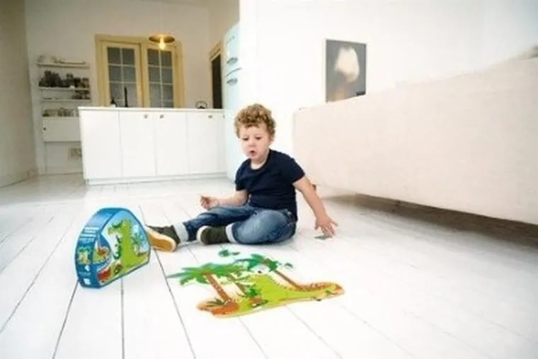 Scratch, puzzle konturowe, Krokodyl 36 elementów