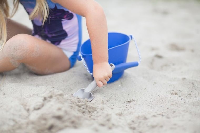 Scrunch, Bucket, składane wiaderko do wody i piasku, granatowe