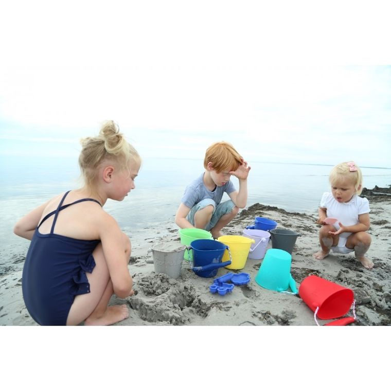 Scrunch, Bucket, składane wiaderko do wody i piasku, purpurowe