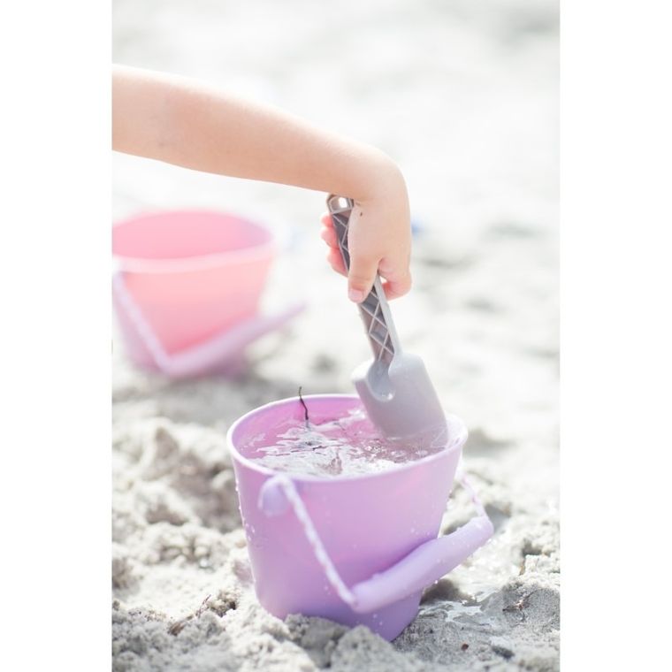 Scrunch, grabki, pudrowy róż