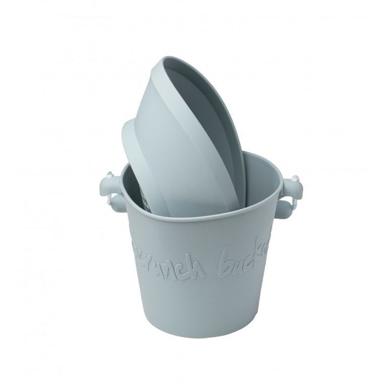 Scrunch, silikonowe sitko do piasku, błękitne