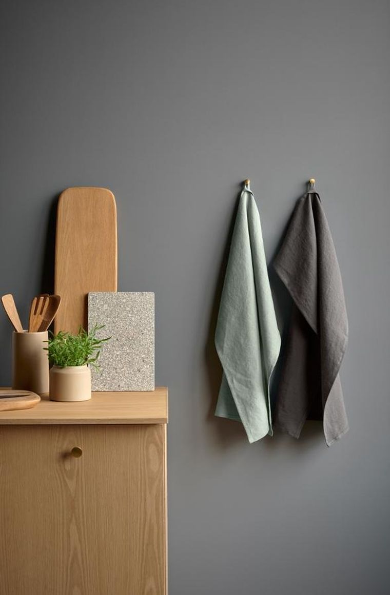 Södahl, ścierka kuchenna, 50-70 cm, Pure linen sage