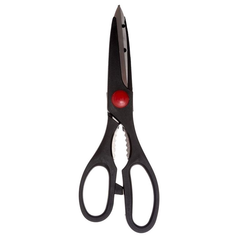 Secret de Gourmet, blok z nożami i ostrzałką drewniany, 13 elementów