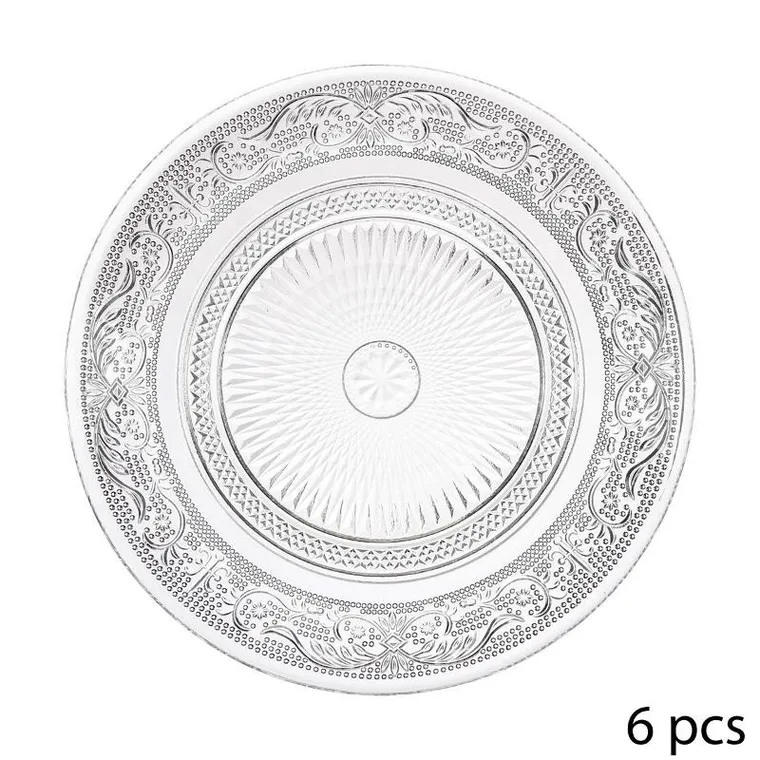 Secret de Gourmet, zastawa stołowa dla 6 osób, wzór kryształu, 18 elementów