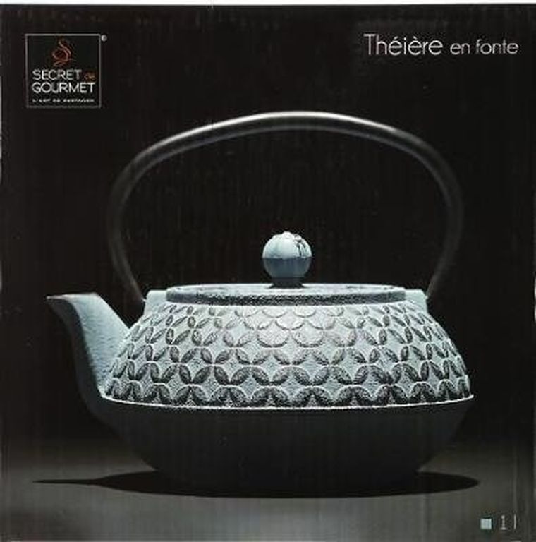 Secret de Gourmet, żeliwny dzbanek na herbatę, 0, 5 l, niebieski