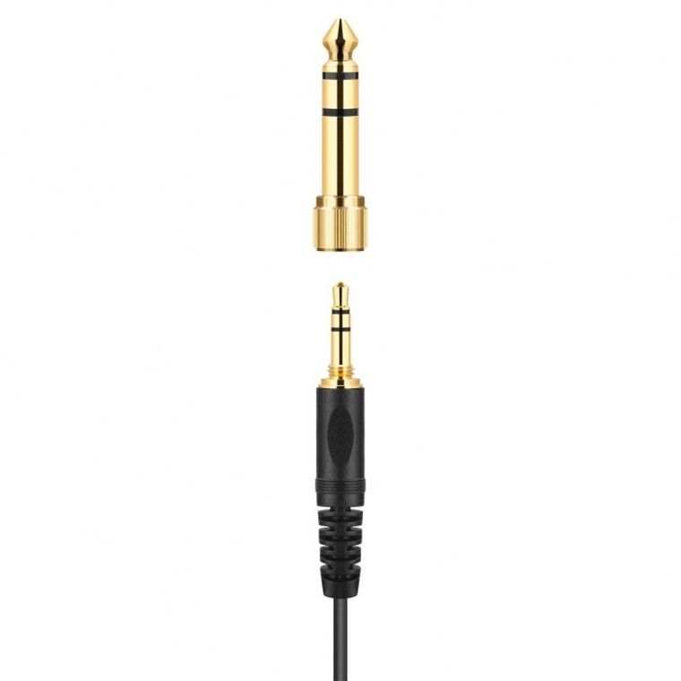 Sennheiser, HD 25 PLUS, słuchawki profesjonalne, zamknięte, przewód prosty i spiralny, dodatkowe poduszki welurowe, pokrowiec