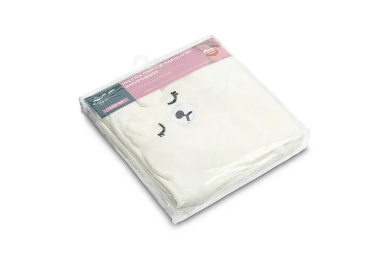 Sensillo, Bathfriends, okrycie kąpielowe, miś, 100-100 cm