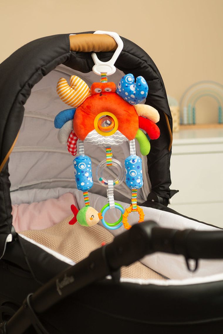 Sensillo, Colorful, zabawka podróżna, krab