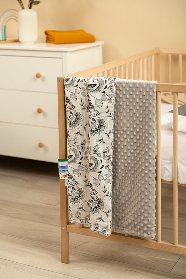 Sensillo, Folk, kocyk minky, szary, 75-100 cm