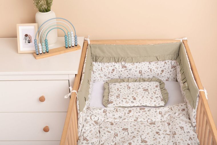 Sensillo, Forest, ochraniacz do łóżeczka, beige