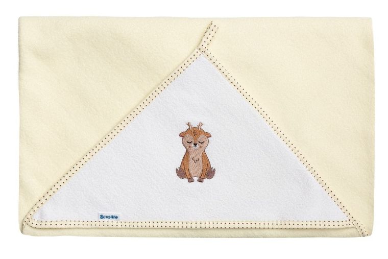 Sensillo, Jelonek, okrycie kąpielowe frotte, 100-100 cm, beige