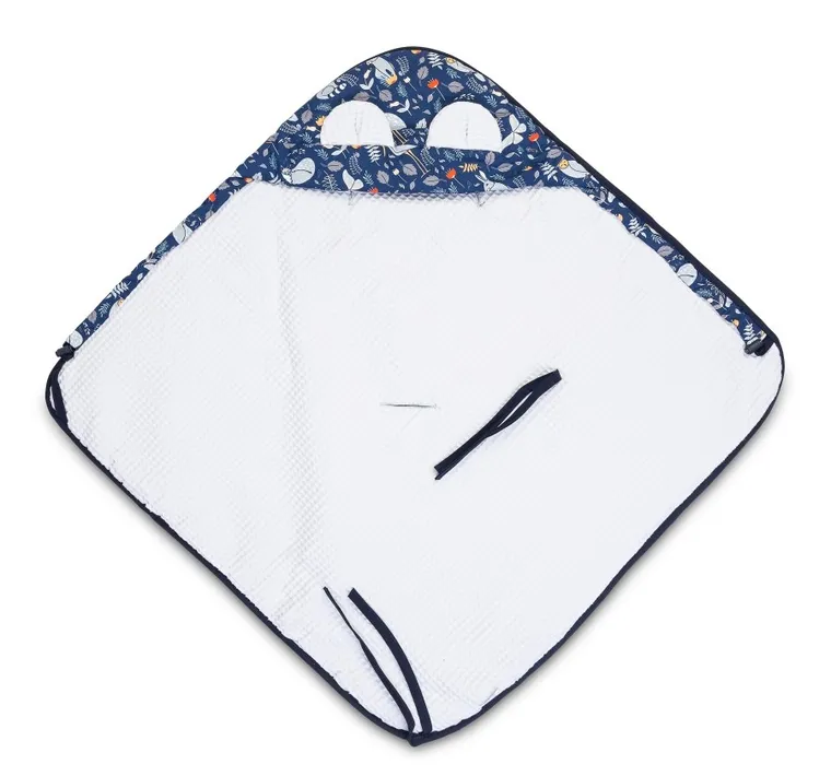 Sensillo, Kraina Zwierząt, otulacz do fotelika, wafel, szary