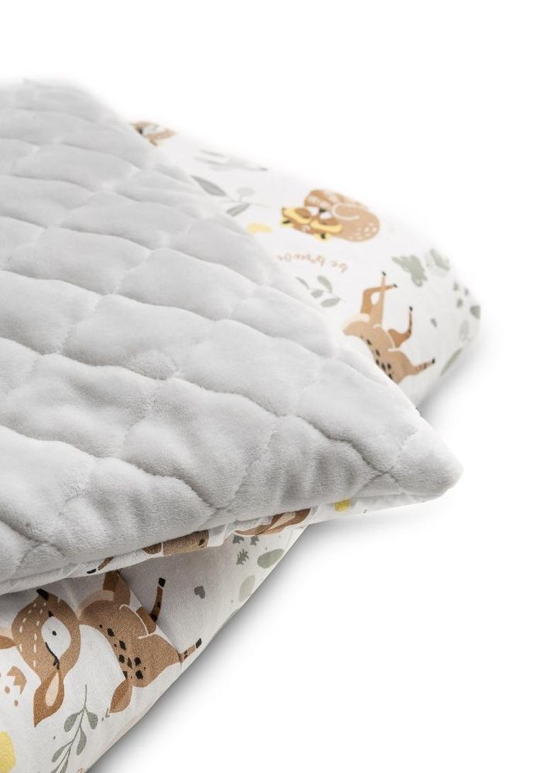 Sensillo, Leśna Przygoda, 2-częściowy komplet pościeli, kołderka z poduszką, 95-75 cm