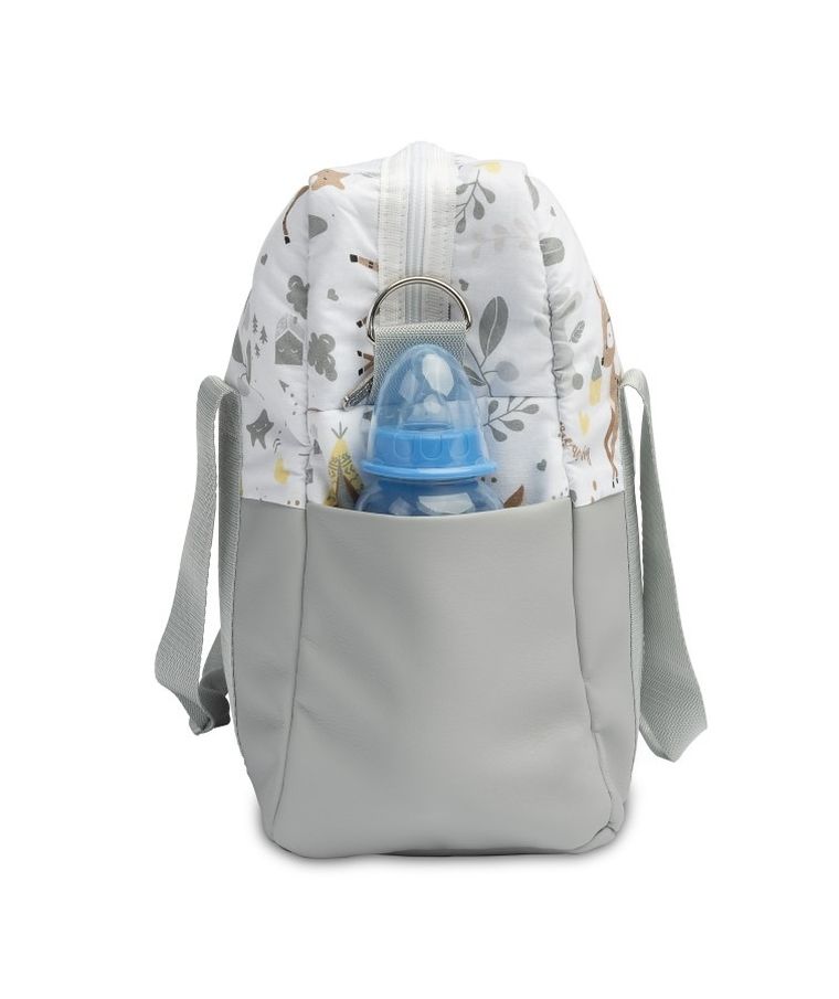 Sensillo, Leśna Przygoda, torba do wózka, ekoskóra, biała