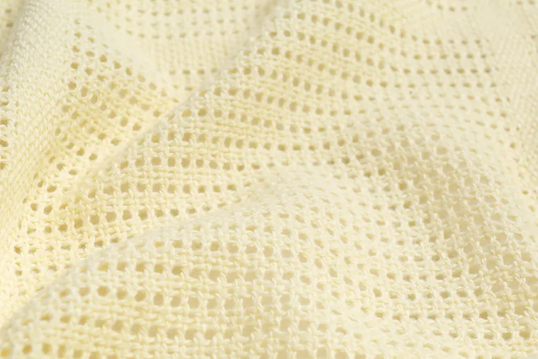 Sensillo, Moli, koc ażurowy, natural, 70-110 cm