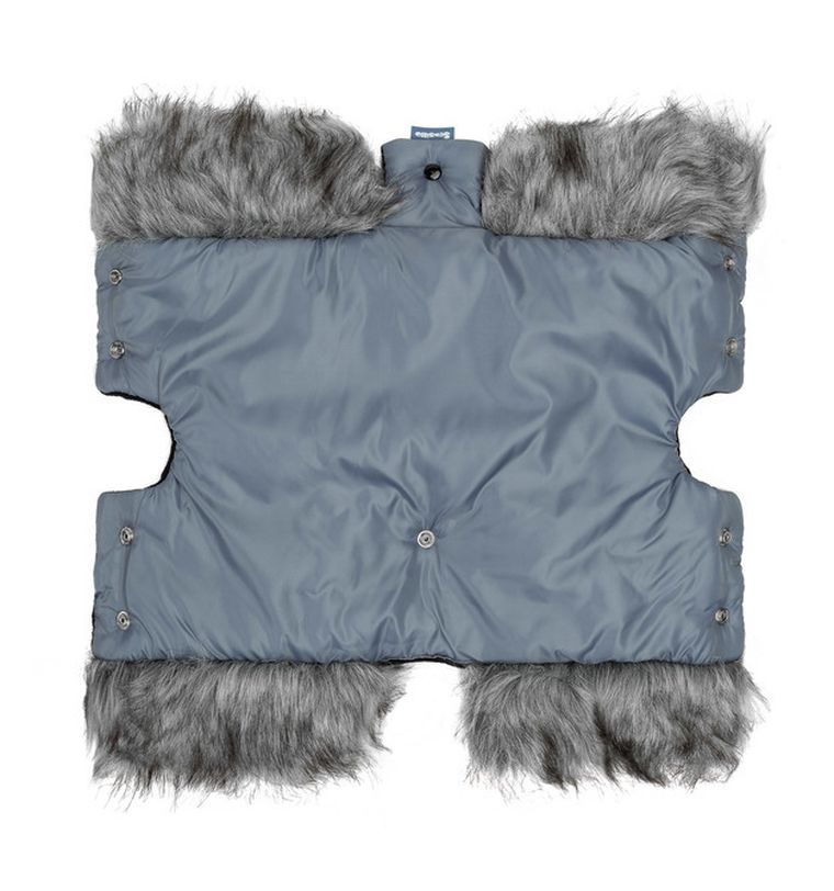 Sensillo, mufka z futerkiem, graphite